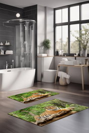 Mijölnir Juego de Alfombrillas de Baño CT-5120 Multicolor